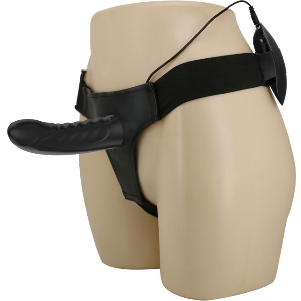 Фаллопротез с вибрацией Marvin, черного цвета (30672), zoom