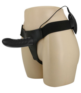 Фаллопротез с вибрацией Marvin, черного цвета - No Taboo