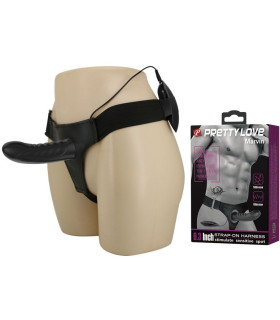 Фаллопротез с вибрацией Marvin, черного цвета - No Taboo