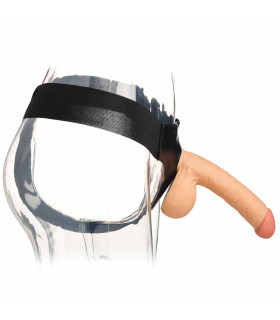 Страпон реалистичный Cock with Balls 18 см диаметр - 4 см. - No Taboo