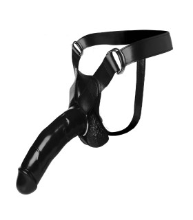 Страпон порожнистий (фаллопротез) з великим членом 24,5 см - No Taboo