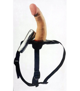 Страпон с вибрацией, киберкожа, 3,5 диаметр 16 см B- Link - No Taboo