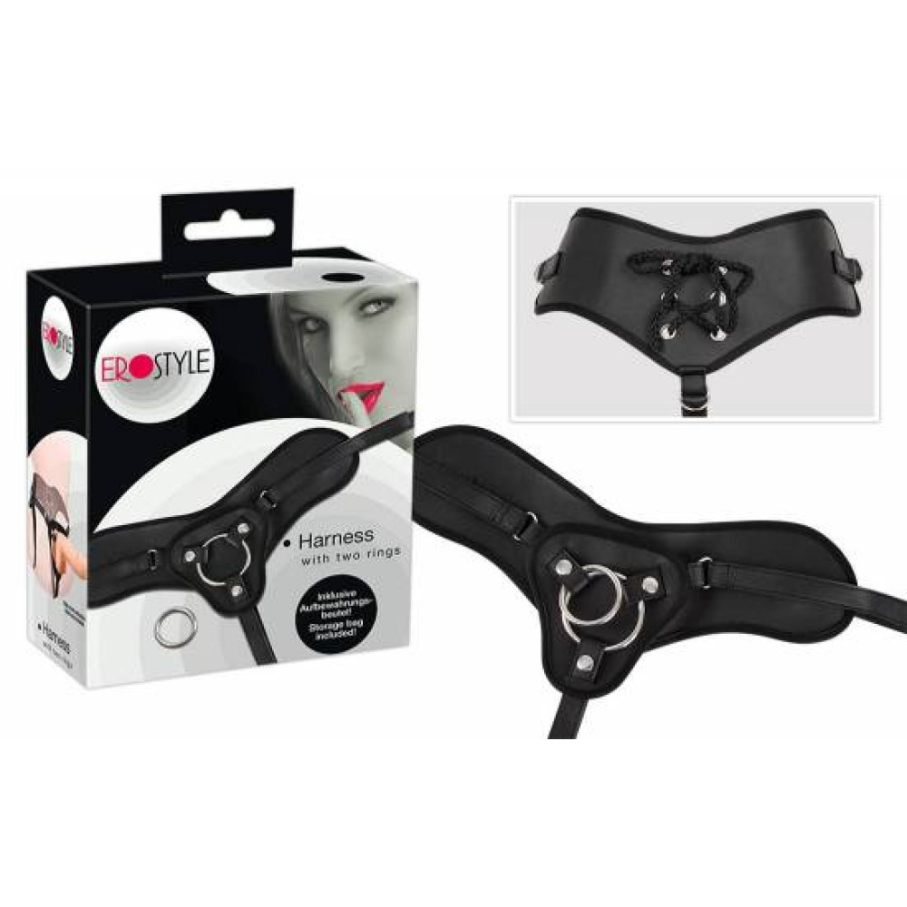 Труси для страпона 2 кільця erostyle (28185), zoom