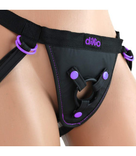 Трусы для страпона женские с креплением O-ring, черные - No Taboo