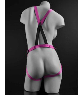 Удобный страпон с подтяжками DILLIO 7INCH STRAP-ON SUSPENDER HARNESS - No Taboo