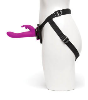 Вибрострапон кролик с трусиками Happy Rabbit 17.8 см диаметр - 3,2 см. - No Taboo