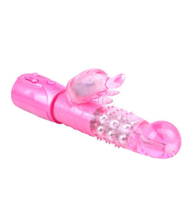 Вібратор рожевий Bright Passion Rabbit - No Taboo