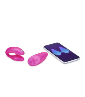 Вибратор для пар We-Vibe (Вивайб) Chorus, розовый - No Taboo