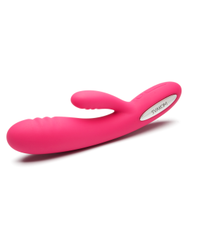 Вібратор-кролик Svakom Adonis рожевий, 20 х 3.8 см - No Taboo