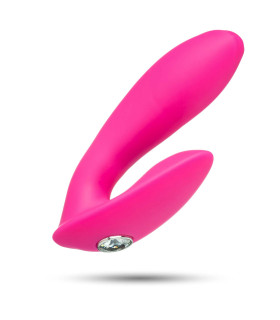 Вібратор для двох з діамантом Adult massager - No Taboo