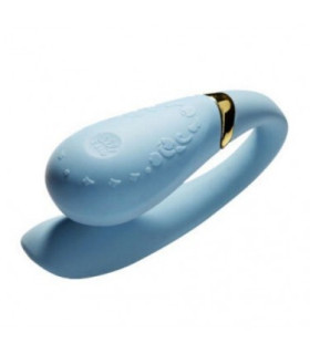 Вибратор для пар Versailles ZALO Fanfan, голубой - No Taboo