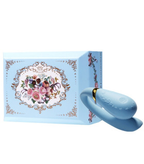 Вибратор для пар Versailles ZALO Fanfan, голубой - No Taboo