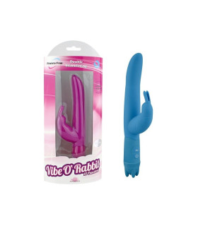 Вибратор клиторальный Vibe O"Rabbit 10 functions голубой - No Taboo