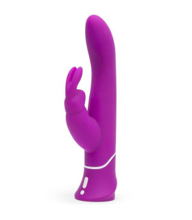 Вибратор-кролик HAPPY RABBIT нереалистичный, фиолетовый, 25.4 х 3.5 см - No Taboo