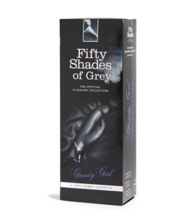 Вибратор-стимулятор для точки G и клитора Fifty Shades of Grey Greedy Girl черный - No Taboo