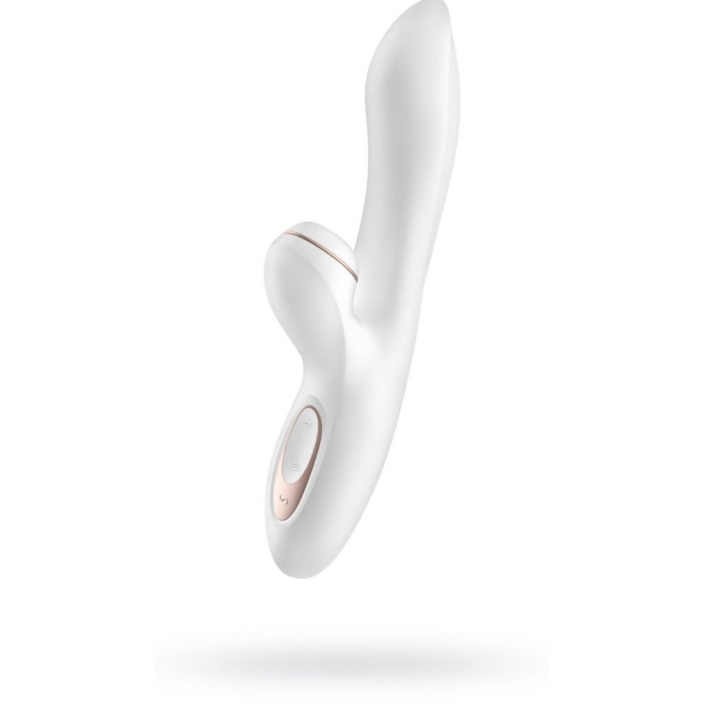 Вібратор-кролик Satisfyer Pro+ G-Spot з пульсацією, білий, 22 х 4.3 см (29177), zoom