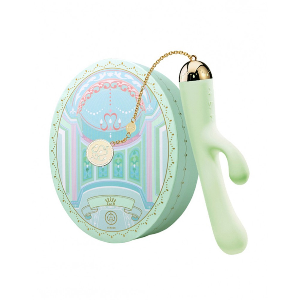 Вибратор вагинально-клиторальный ZALO Ichigo, мятный (25402), zoom