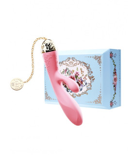Вибратор вагинально-клиторальный Versailles ZALO Rosalie, розовый - No Taboo
