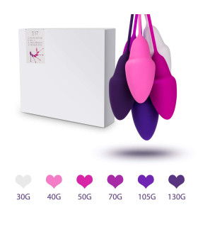 Набір вагінальних кульок тренажерів різної ваги - No Taboo