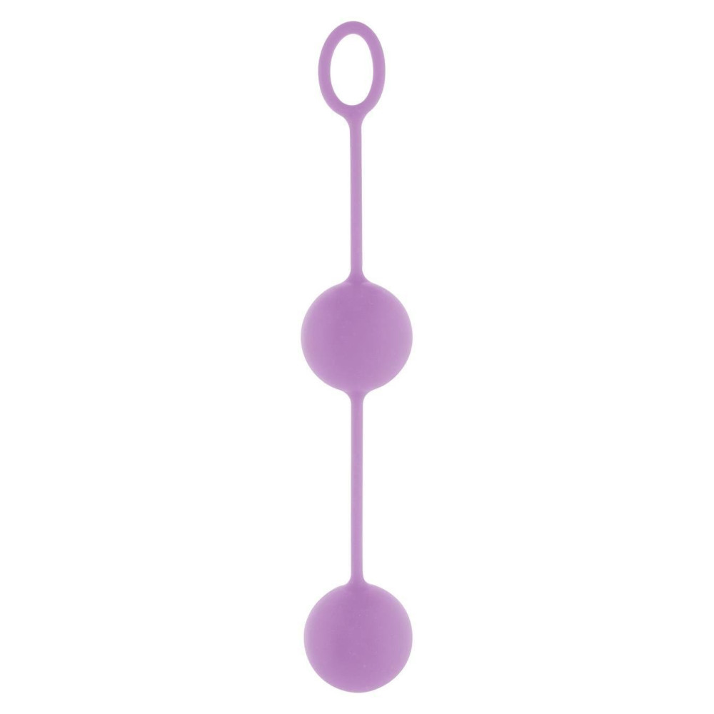 Вагінальні кульки на м'якій зчіпці Toy Joy бузкові, 3.5 см (6772), zoom