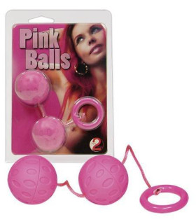 Вагінальні кульки Dream Toys Pink Balls рожеві, 23 х 5 см - No Taboo