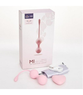 Вагінальні кульки LUXELUV з вібрацією, рожеві - No Taboo