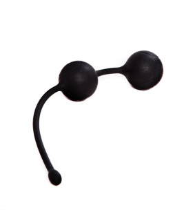 Кульки Вагінальні 100% медичний силікон, чорні - No Taboo