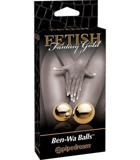 Кульки Вагінальні метал золото Fetish - No Taboo