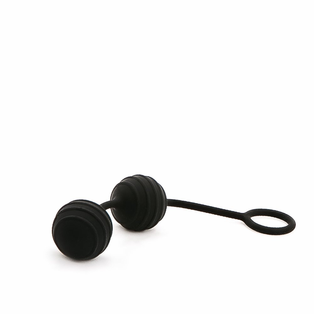 Шарики вагинальные рельефные 100% медицинский силикон тяжелые (26460), zoom