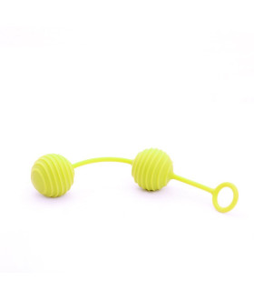 Кульки Вагінальні рельєфні 100% медичний силікон важкі - No Taboo