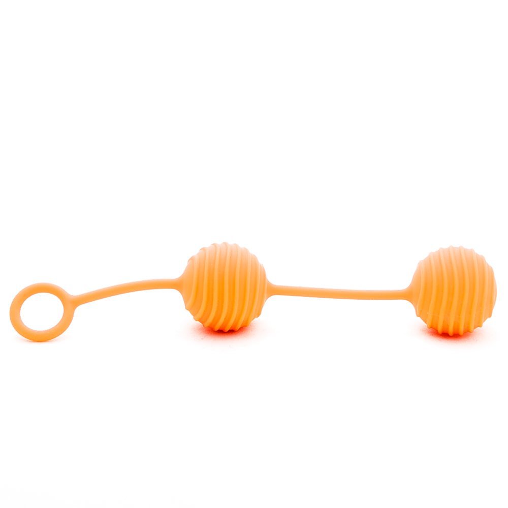 Кульки Вагінальні рельєфні 100% медичний силікон важкі (26466), zoom