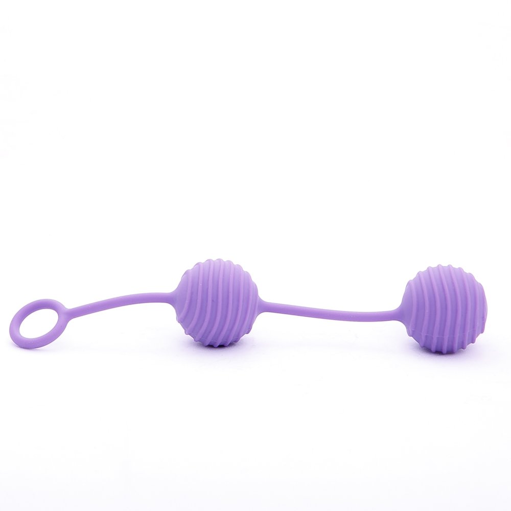 Кульки Вагінальні рельєфні 100% медичний силікон важкі (26467), zoom