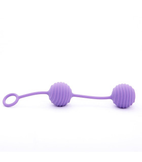 Кульки Вагінальні рельєфні 100% медичний силікон важкі - No Taboo