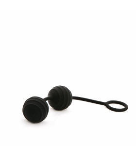 Кульки Вагінальні рельєфні 100% медичний силікон важкі - No Taboo