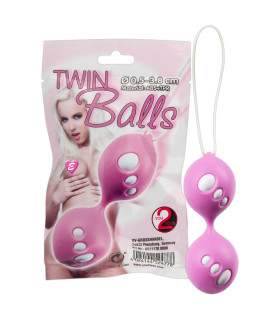 Кульки Вагінальні рожеві Twin Balls - No Taboo