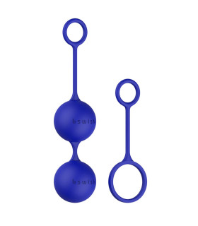 Вагінальні кульки B Swish bfit Classic, сині, 3.5 см - No Taboo