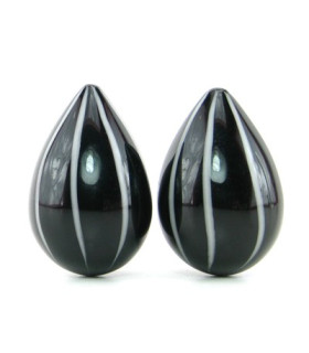 Вагінальні кульки Crystal Eggs Black - No Taboo