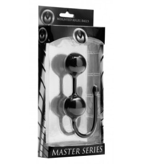 Вагінальні кульки Exerceo Weighted Silicone Kegel Balls - No Taboo