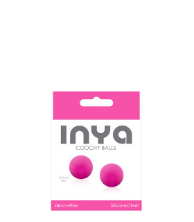 Вагінальні кульки INYA COOCHY BALLS, рожеві - No Taboo