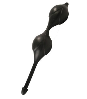 Вагінальні кульки REE, силіконові, чорні - No Taboo