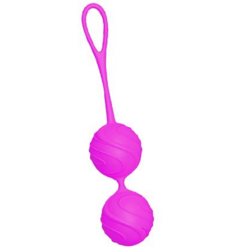 Вагінальні кульки Odeco яскраво-рожеві (22138), zoom