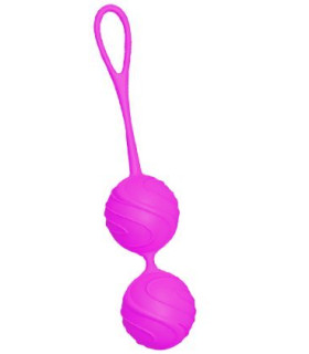 Вагінальні кульки Odeco яскраво-рожеві - No Taboo