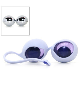 Вагінальні кульки OVO (фіолетові) - No Taboo