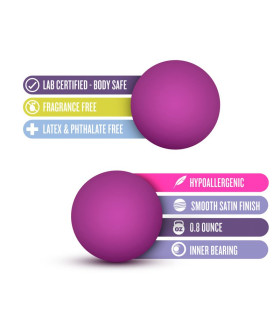 Вагінальні кульки без зчіпки, рожеві - No Taboo