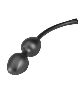 Вагинальные шарики с вибрацией и электростимулцией Mystim черные, 20.8 х 3.6 см - No Taboo