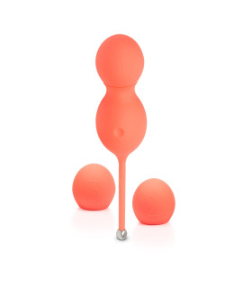Вагінальні кульки We-Vibe (Вівайб) Bloom з вібрацією, коралового кольору - No Taboo