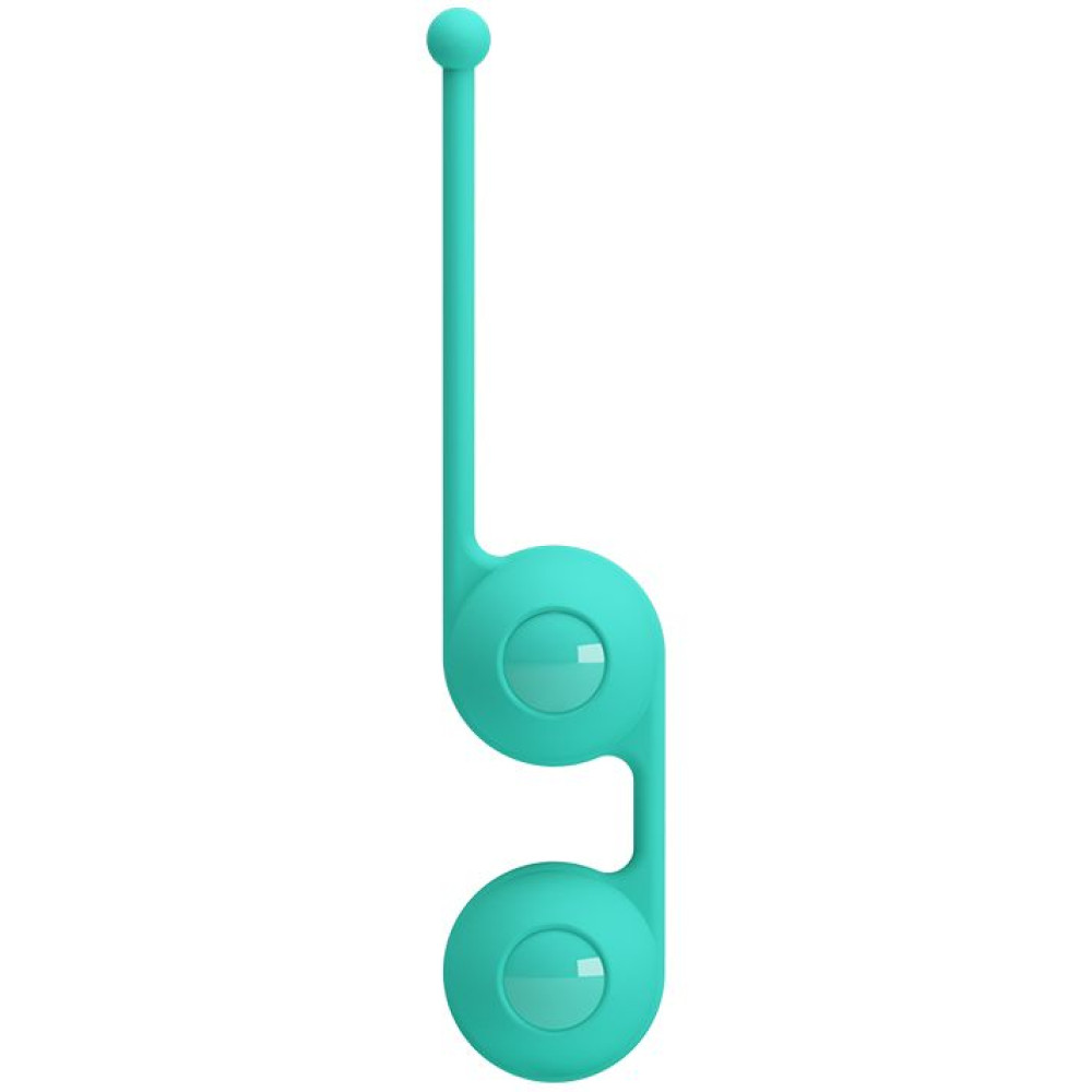 Вагінальні кульки зелені Kegel BALL (30069), zoom