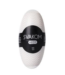 Мастурбатор мини Svakom Hedy c имитацией анального отверстия, белый - No Taboo