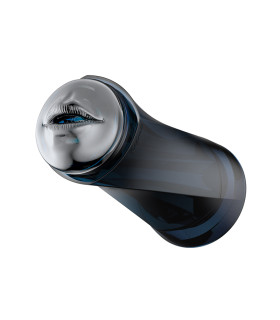 Мастурбатор 2 в 1 вагина и ротик с язычком Ridmii Troy - No Taboo