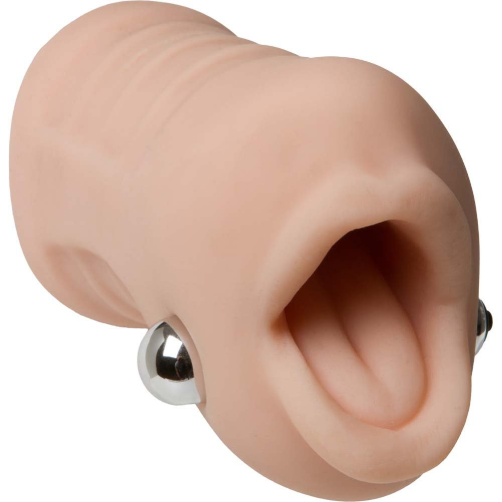 Мастурбатор ротик из киберкожи, с вибрацией, Doc Johnson Sasha Grey (28481), zoom